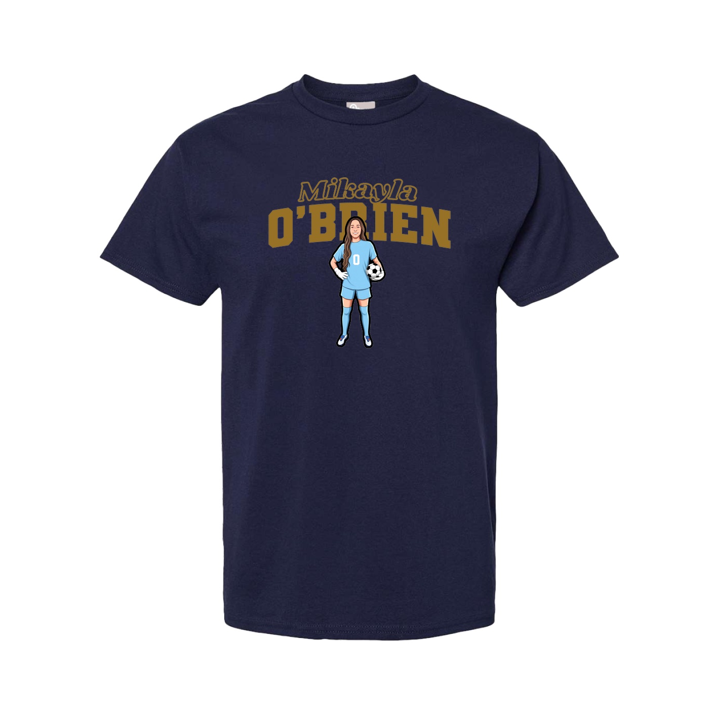Tee — Name Arch in Navy