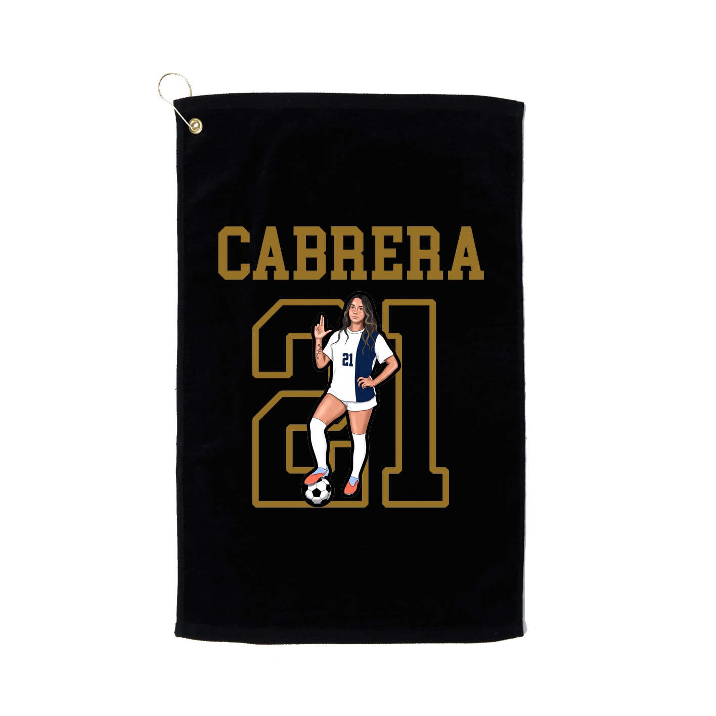 Golf Towel — Shirsey in Black