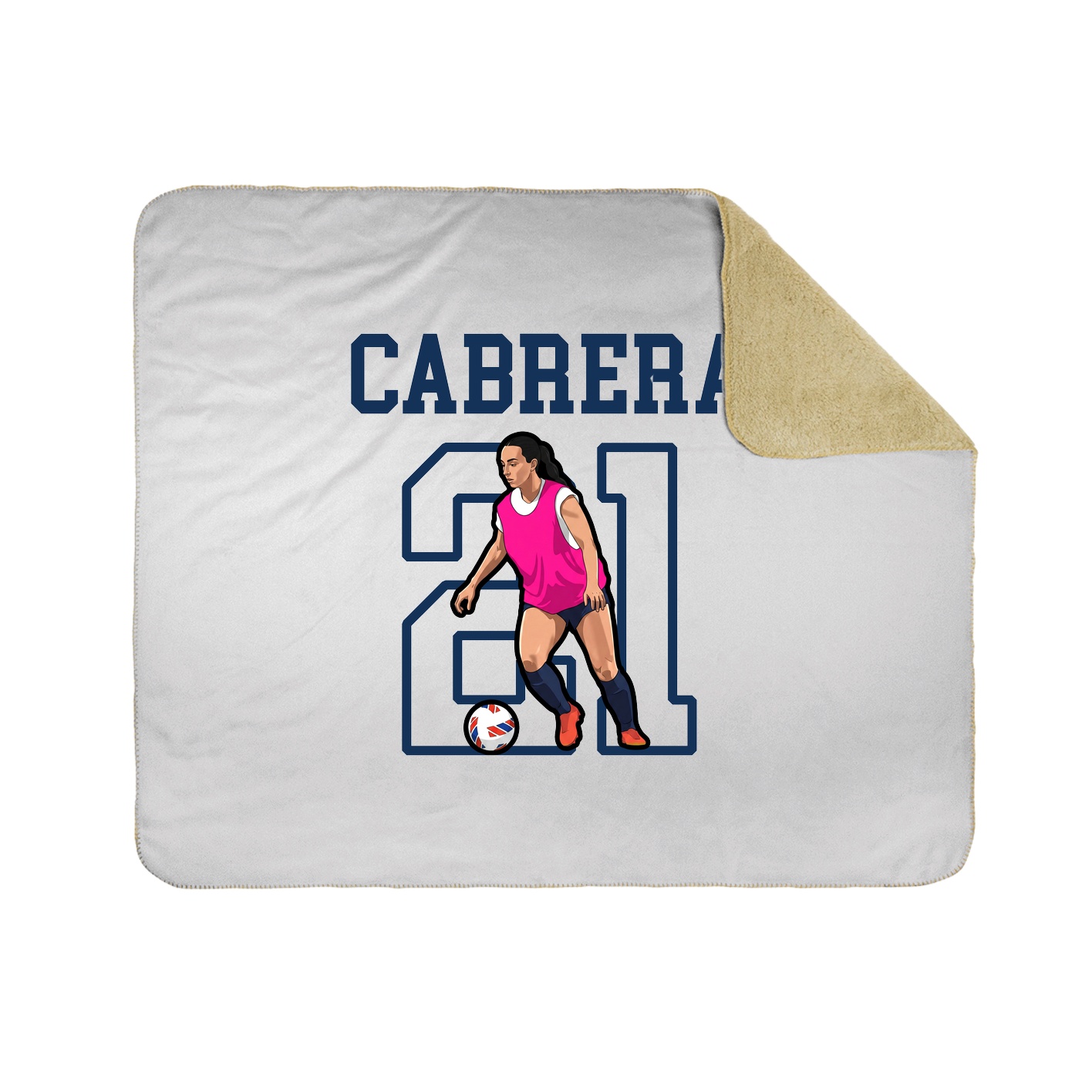 Throw Blanket — Shirsey in White