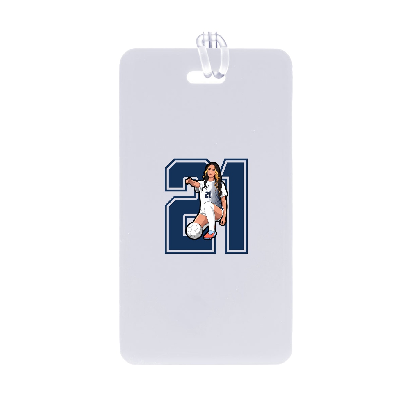 Bag Tag — Number in Classic