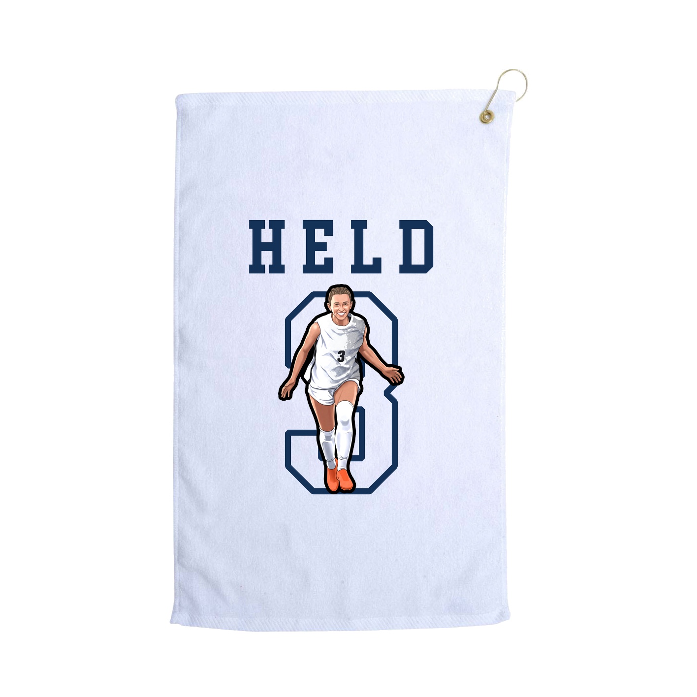 Golf Towel — Shirsey in White