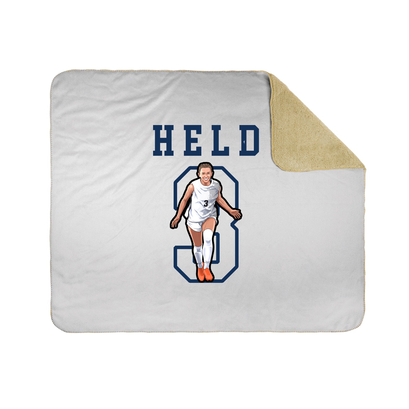 Throw Blanket — Shirsey in White