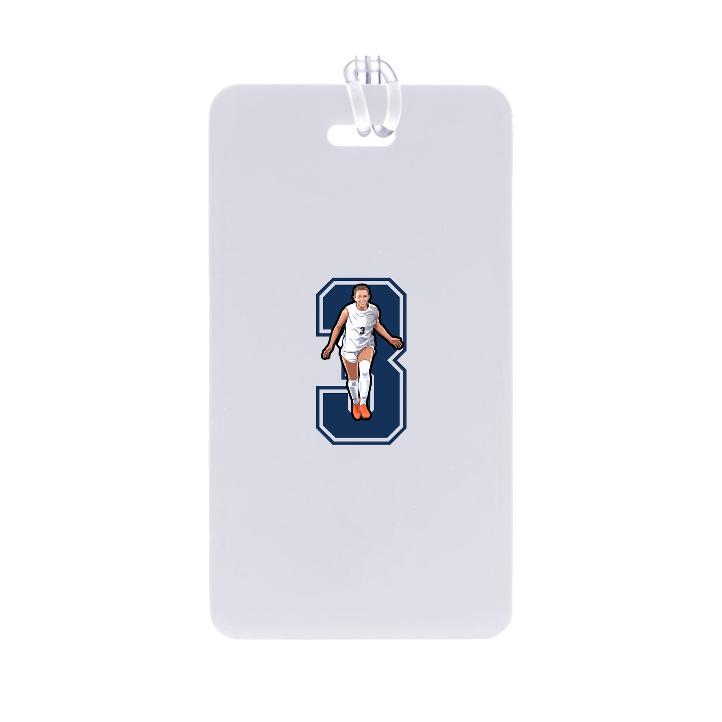 Bag Tag — Number in Classic