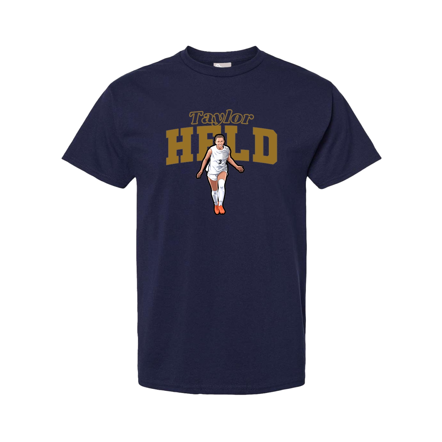 Tee — Name Arch in Navy