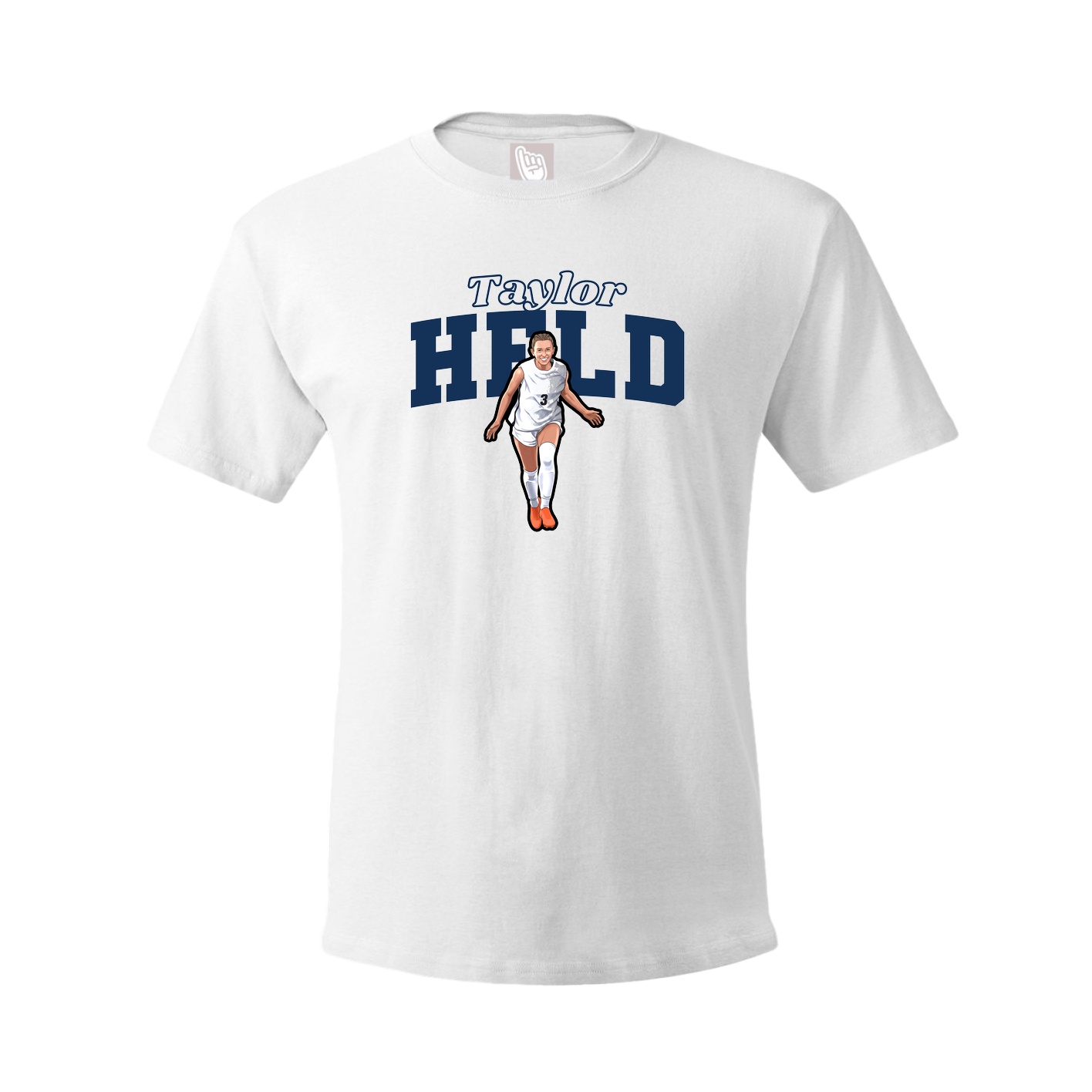 Tee — Name Arch in White