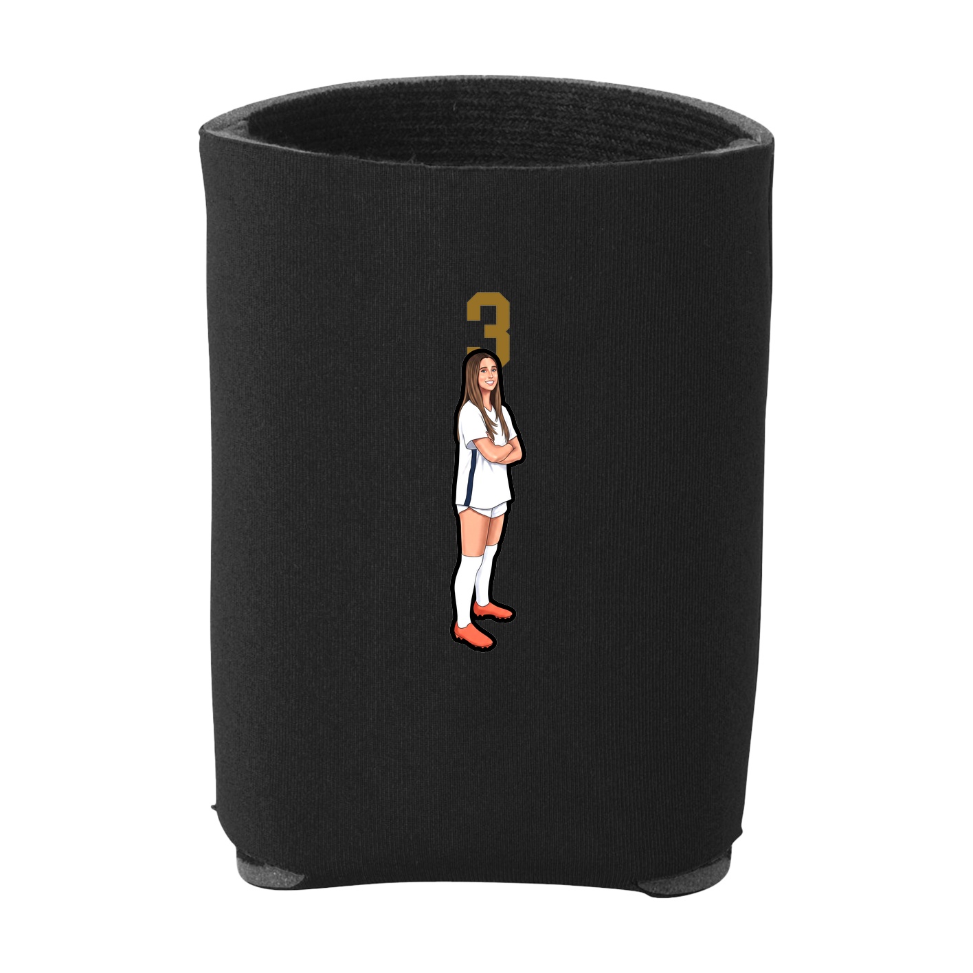 Can Holder — Number Top in Black