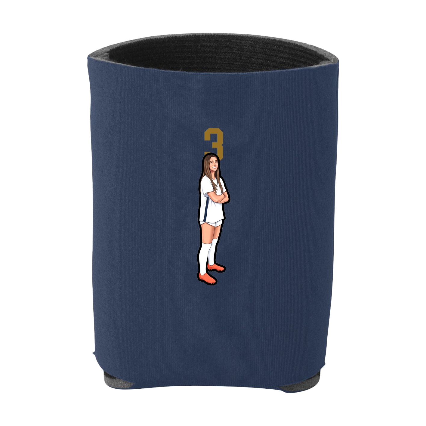Can Holder — Number Top in Navy