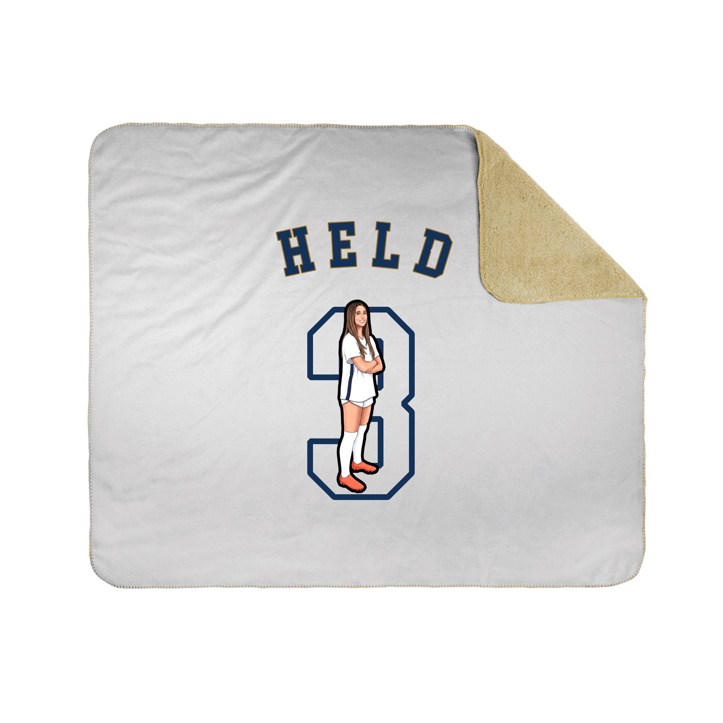 Throw Blanket — Shirsey Arch in White