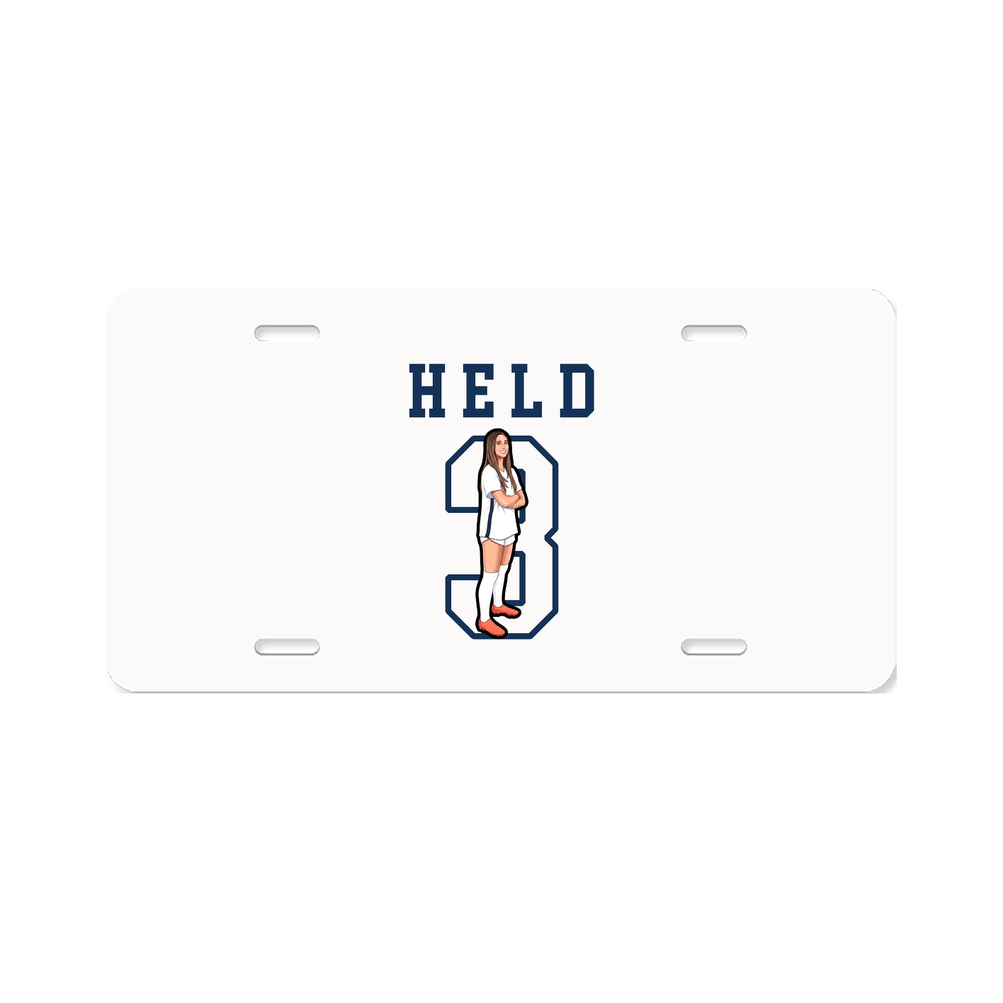 License Plate — Shirsey in Classic
