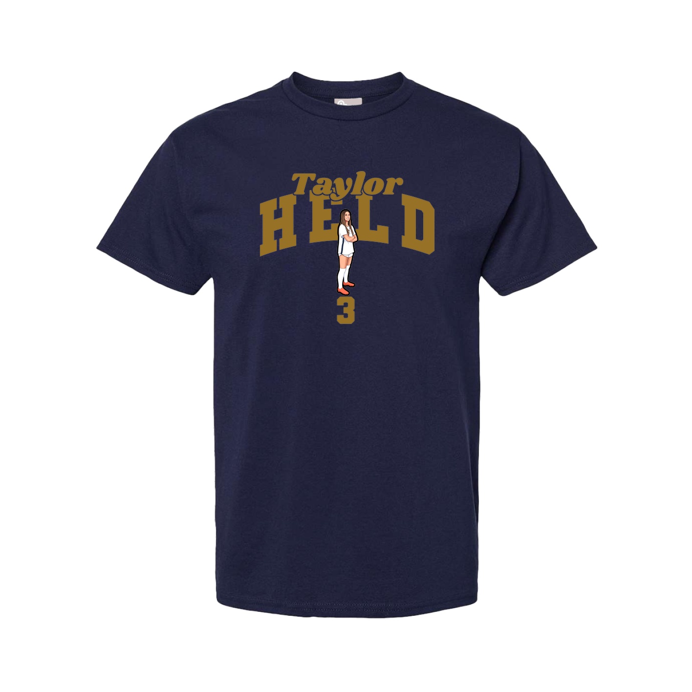 Youth Tee — Signature Arch in Navy