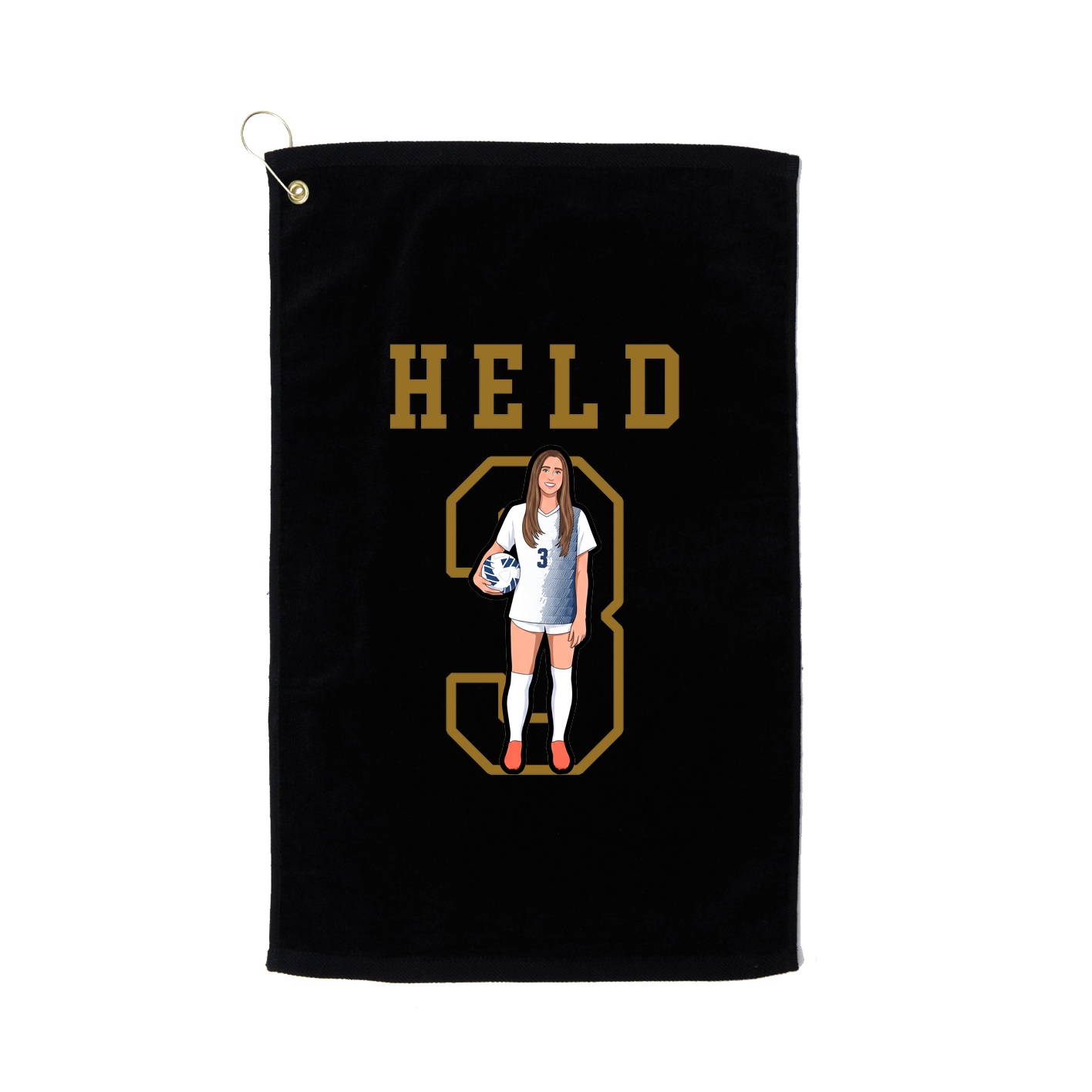 Golf Towel — Shirsey in Black