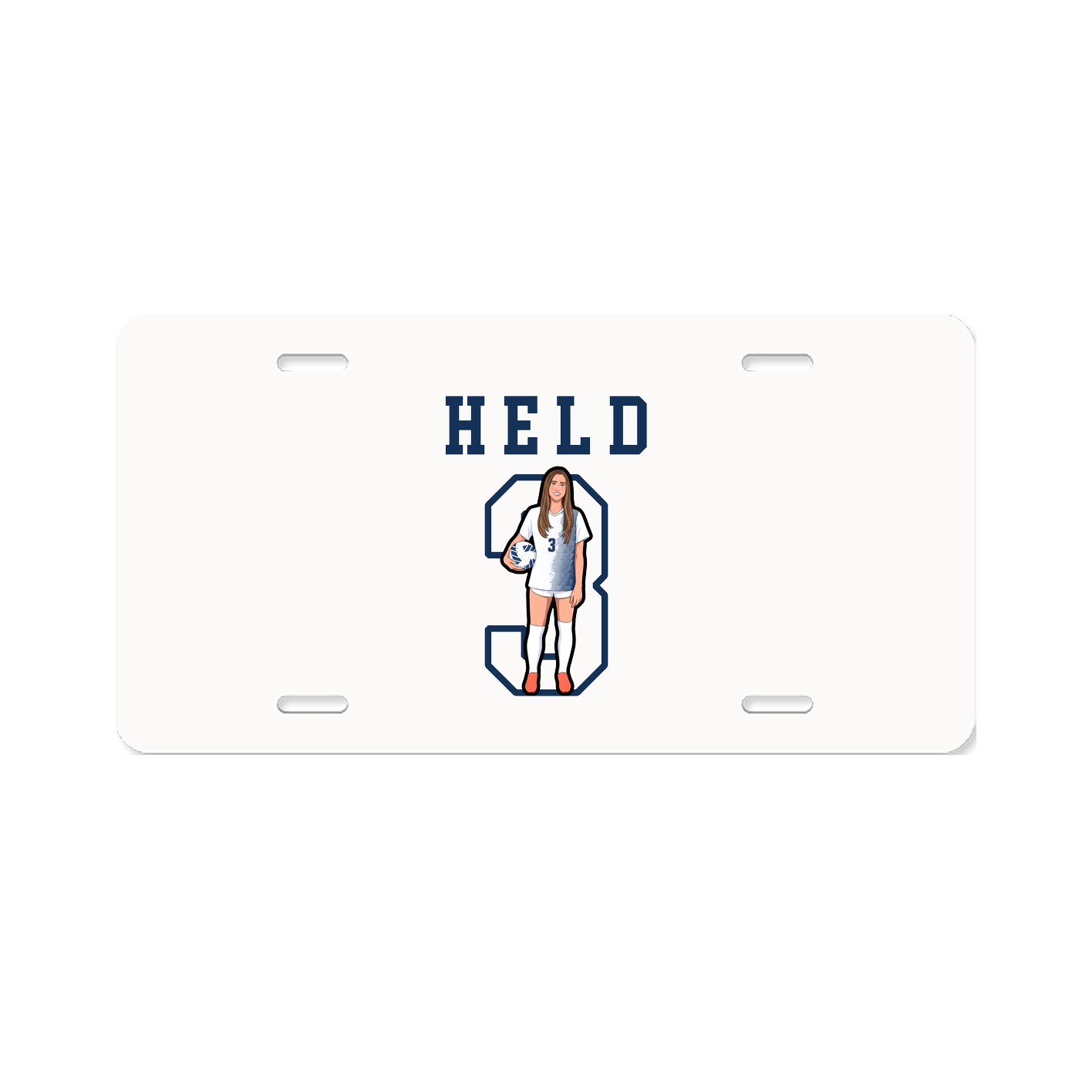 License Plate — Shirsey in Classic