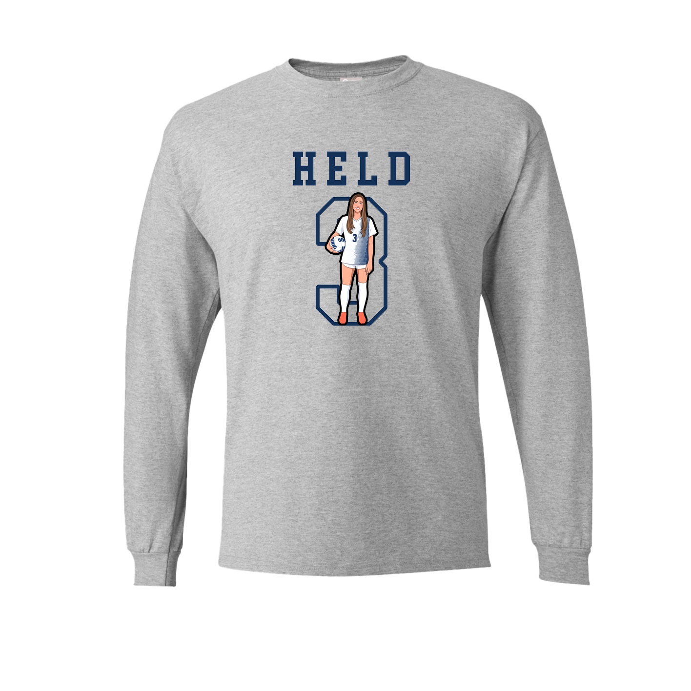 Long Sleeve Tee — Shirsey in Grey
