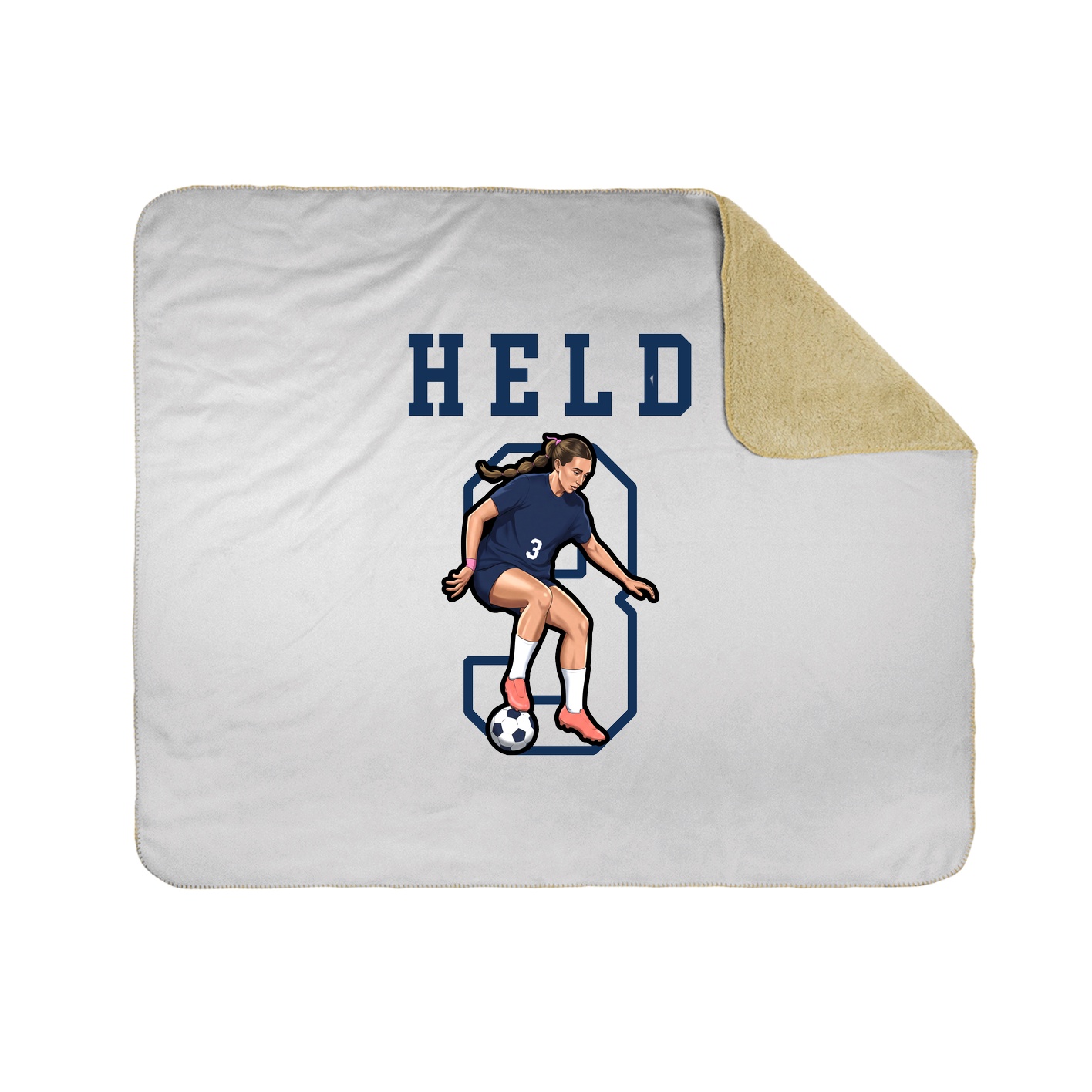 Throw Blanket — Shirsey in White