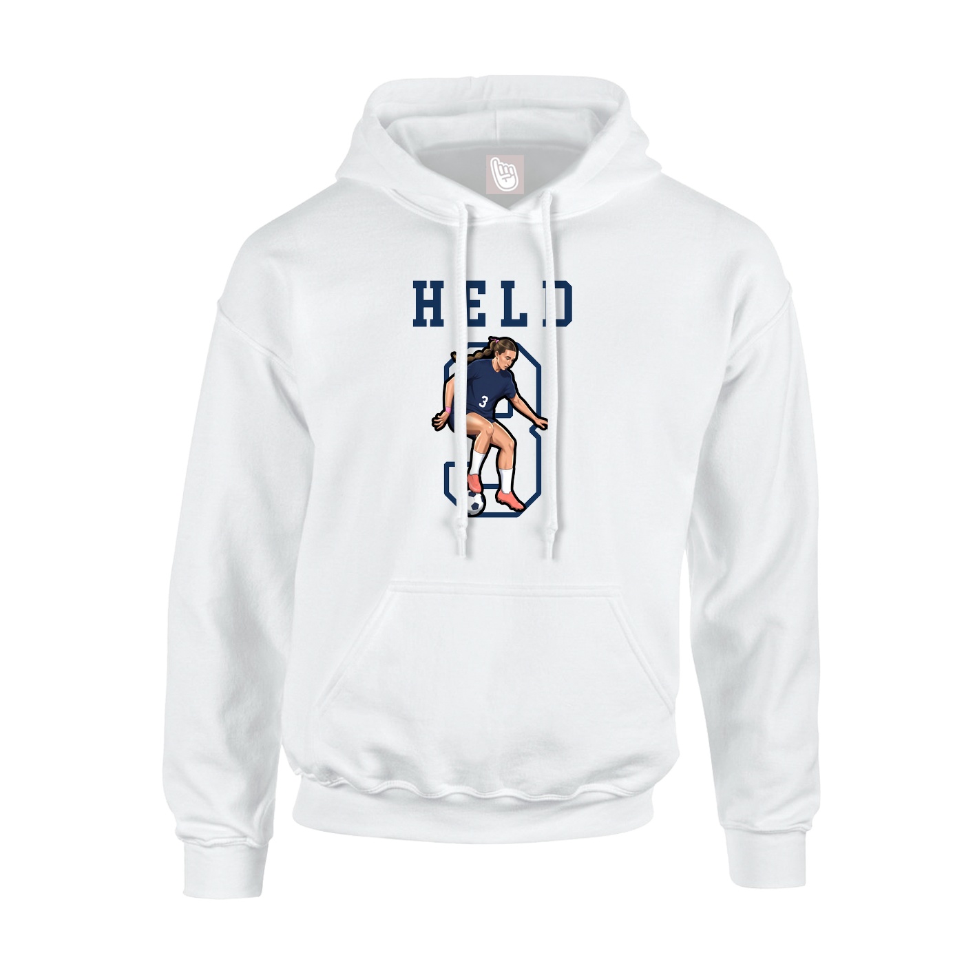 Youth Hoodie — Shirsey in White