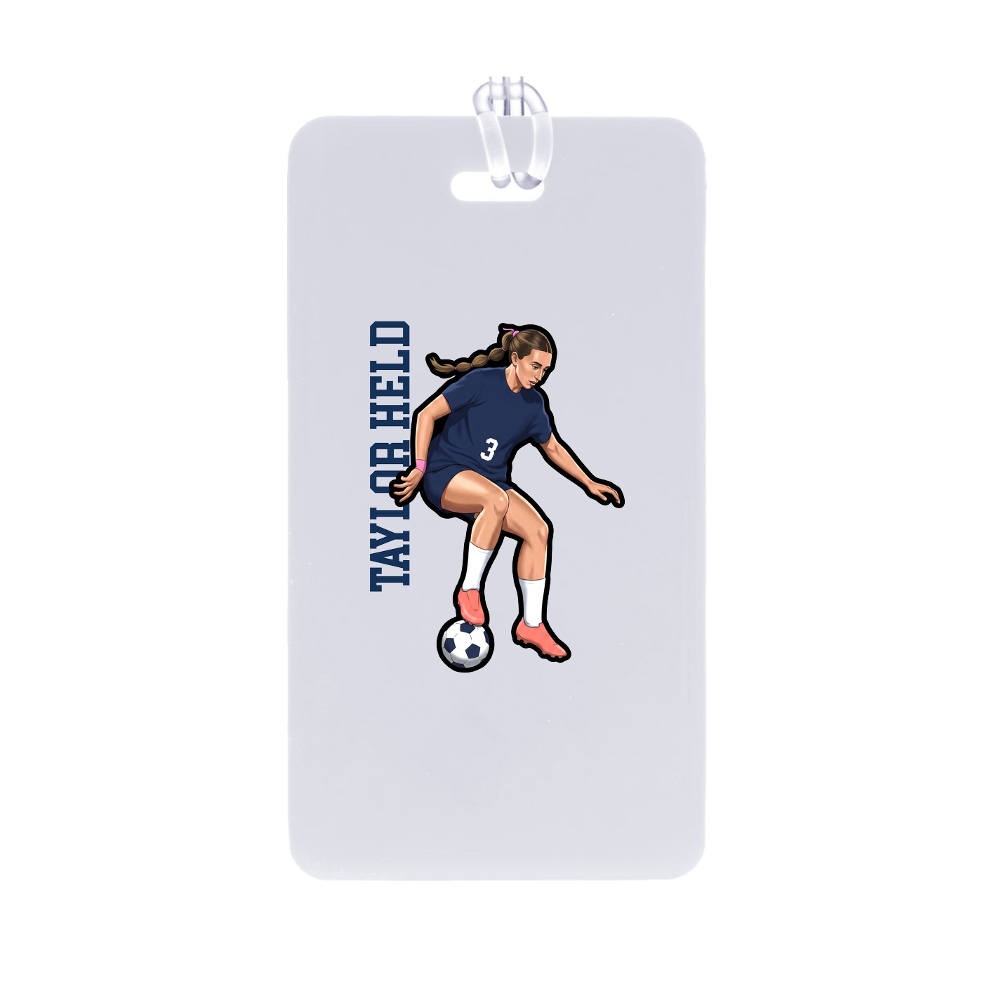 Bag Tag — Name Vertical in Classic