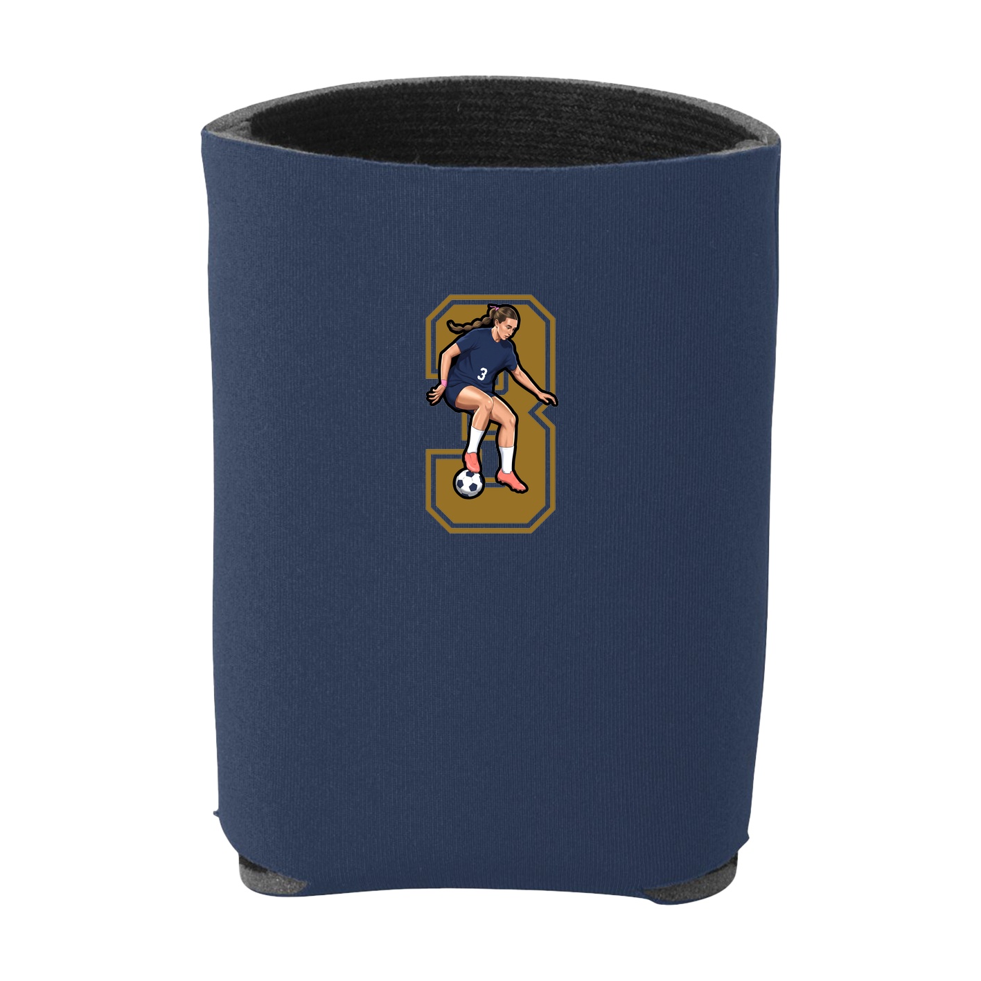 Can Holder — Number in Navy