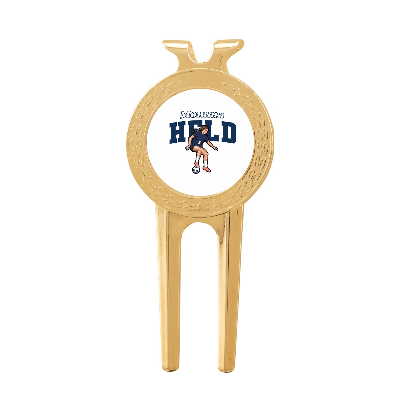 Divot Tool with Ball Marker — Mothers Day Block in Classic