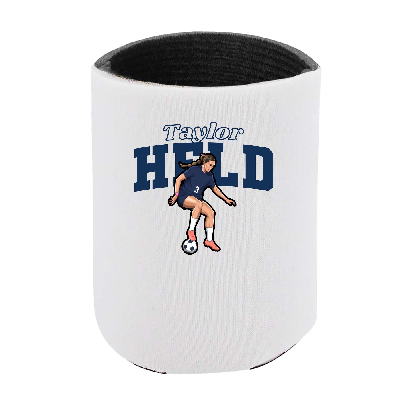 Can Holder — Name Arch in White