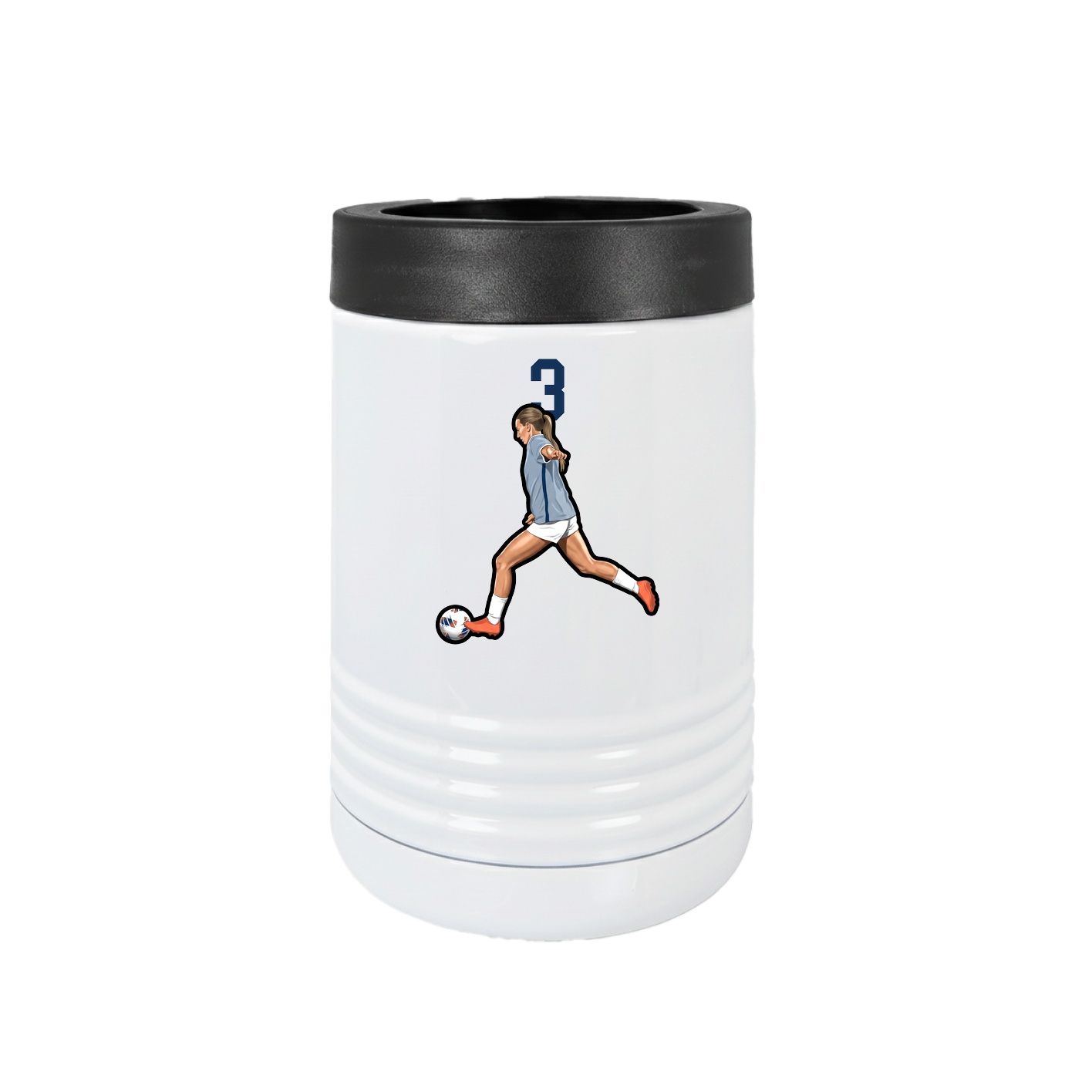 Beverage Holder — Number Top in White