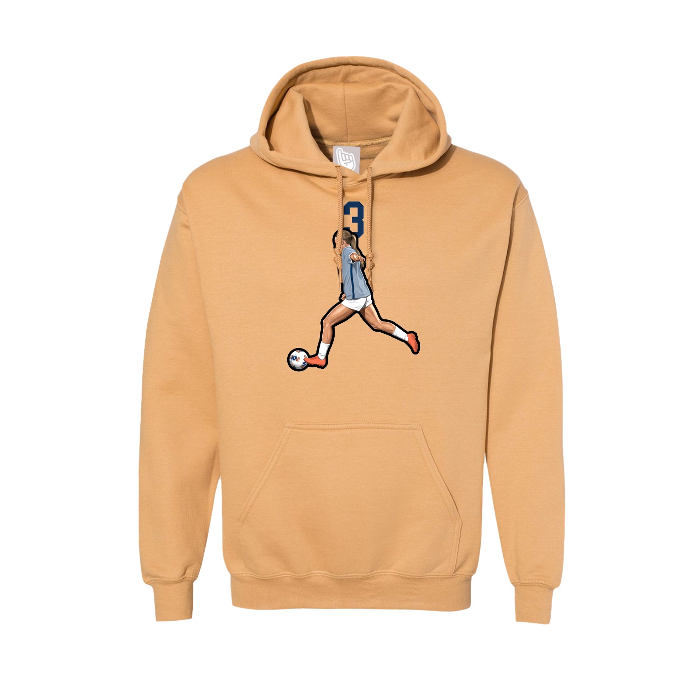Hoodie — Number Top in Vegas Gold