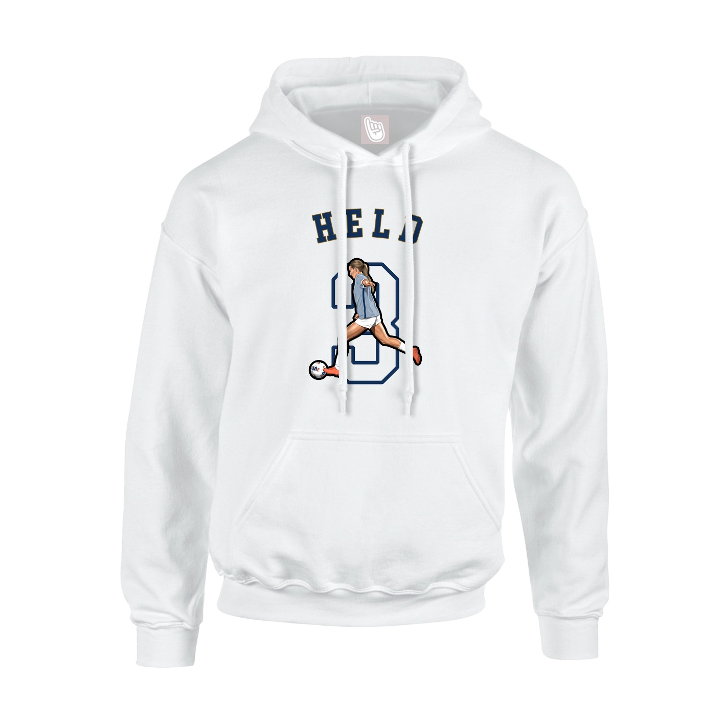 Youth Hoodie — Shirsey Arch in White