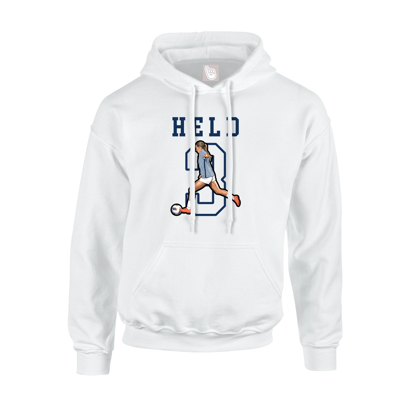 Hoodie — Shirsey in White