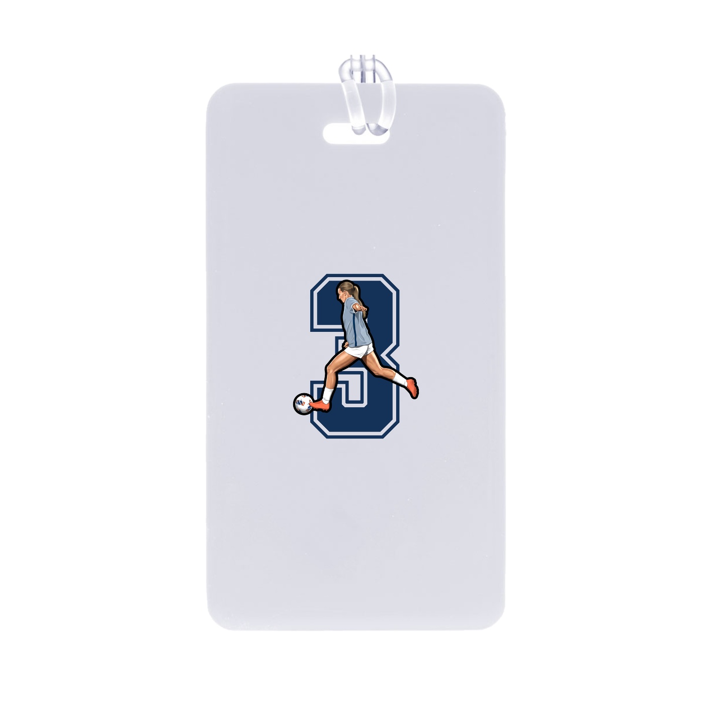 Bag Tag — Number in Classic