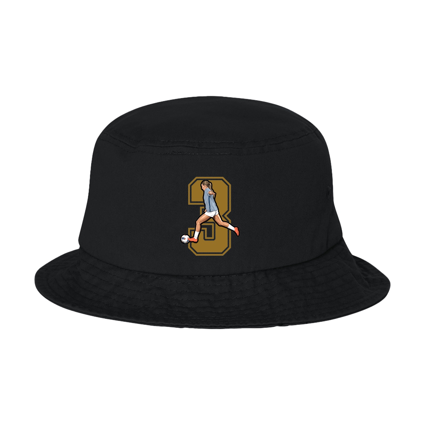 Bucket Cap — Number in Black
