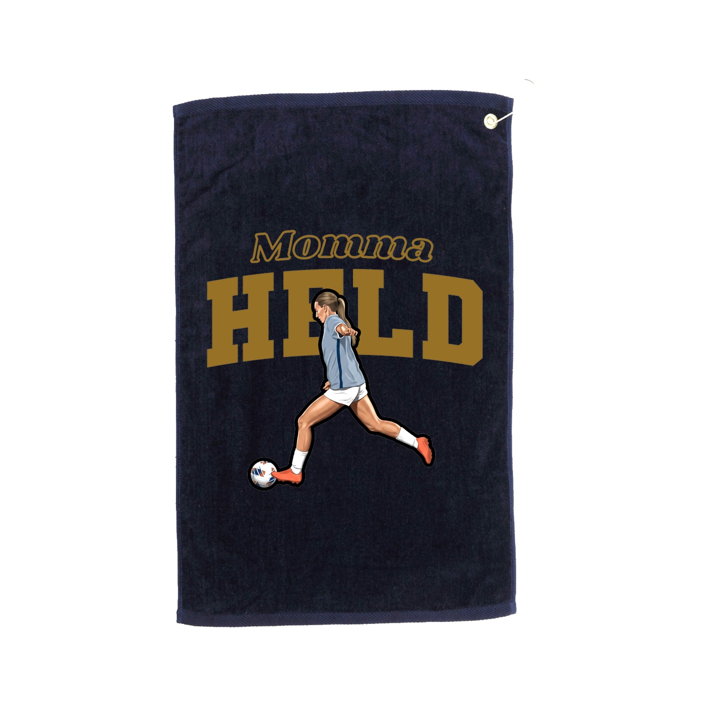 Golf Towel — Mothers Day Block in Navy