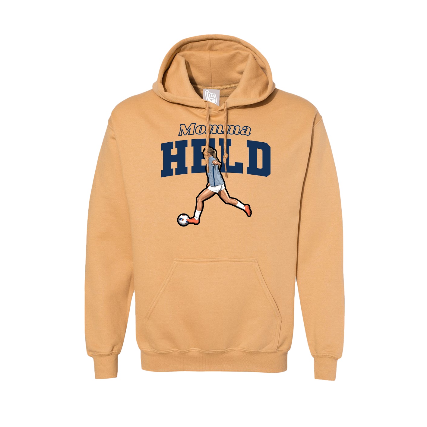 Hoodie — Mothers Day Block in Vegas Gold