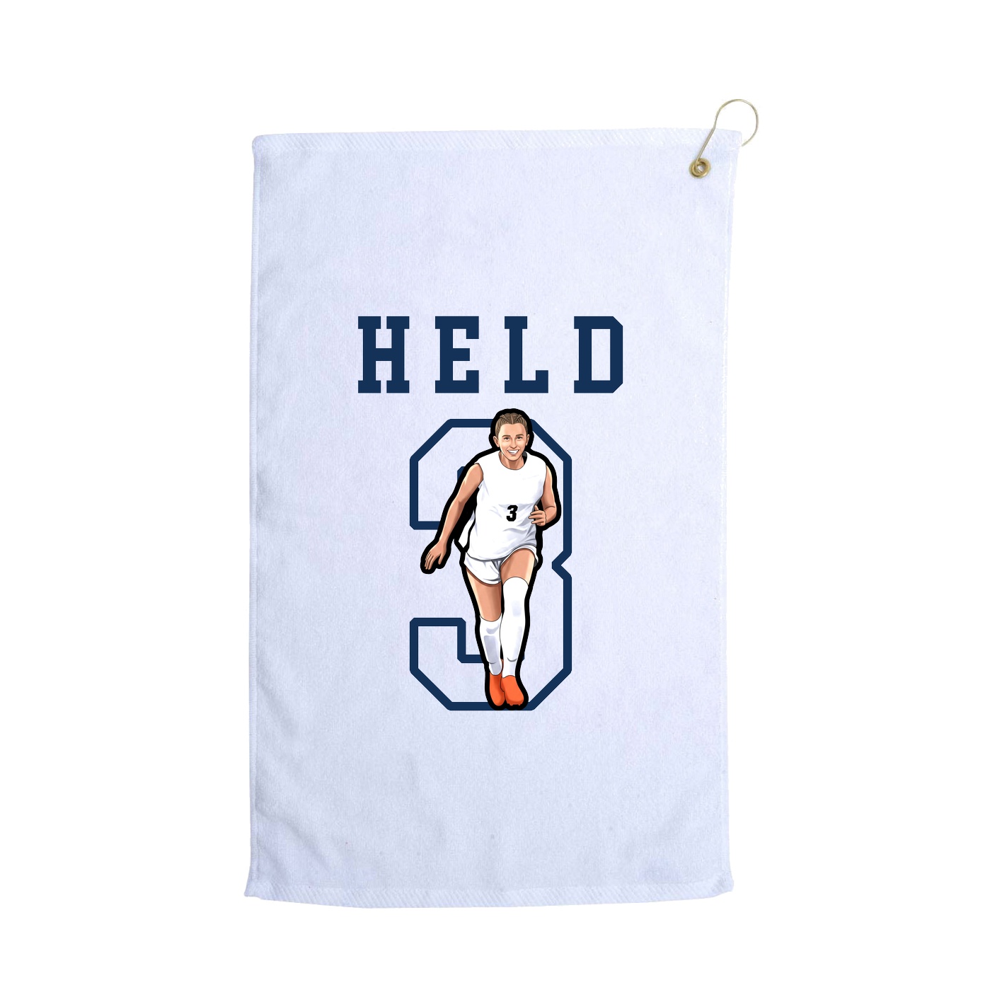 Golf Towel — Shirsey in White