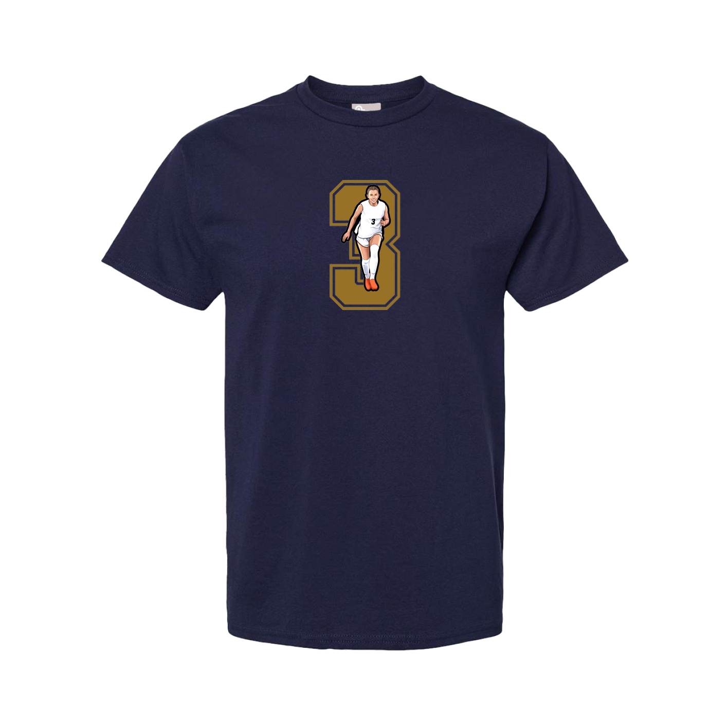 Tee — Number in Navy