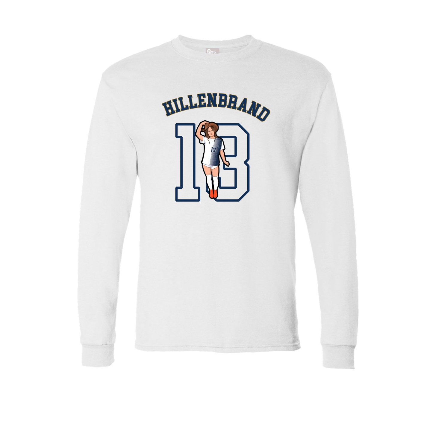 Long Sleeve Tee — Shirsey Arch in White