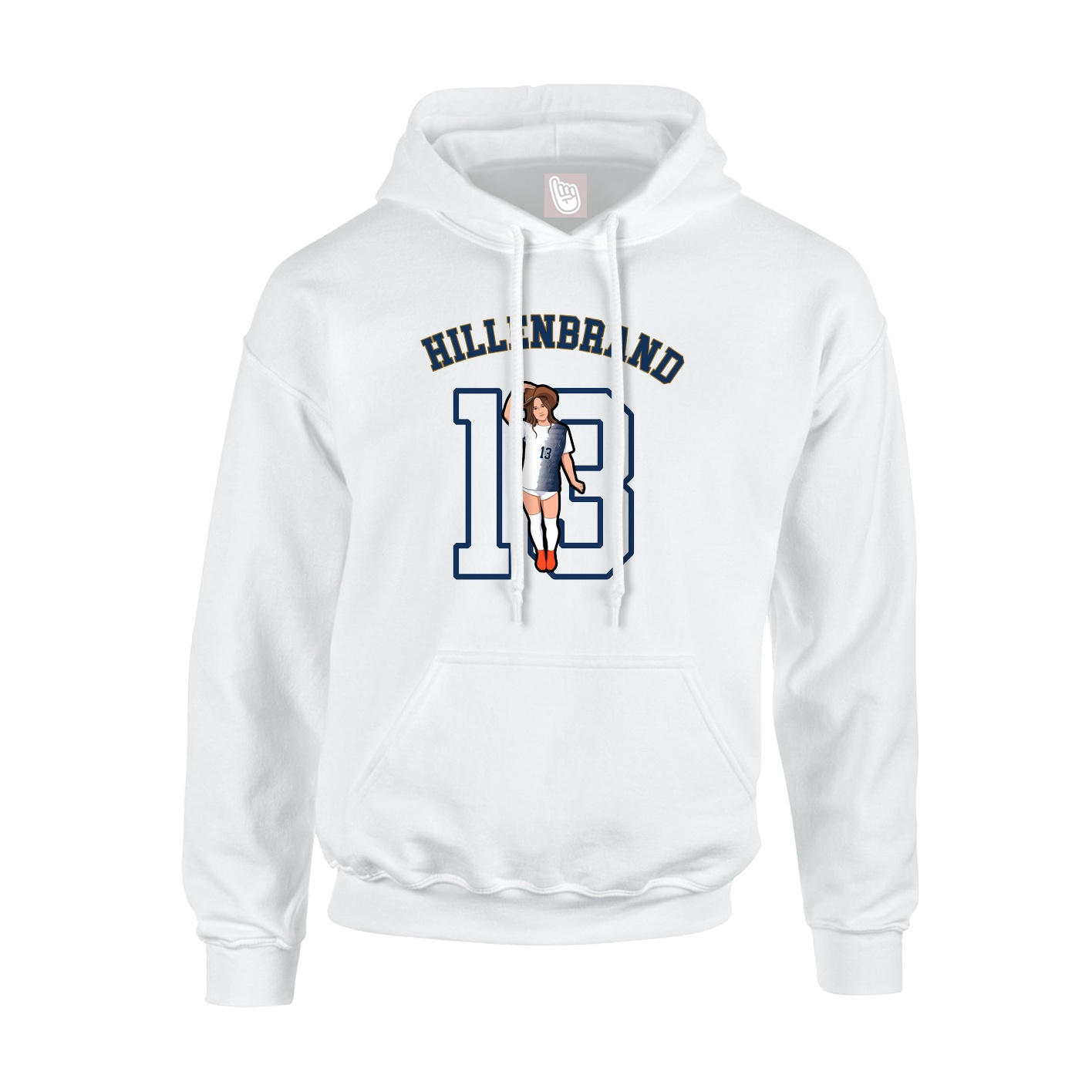 Hoodie — Shirsey Arch in White