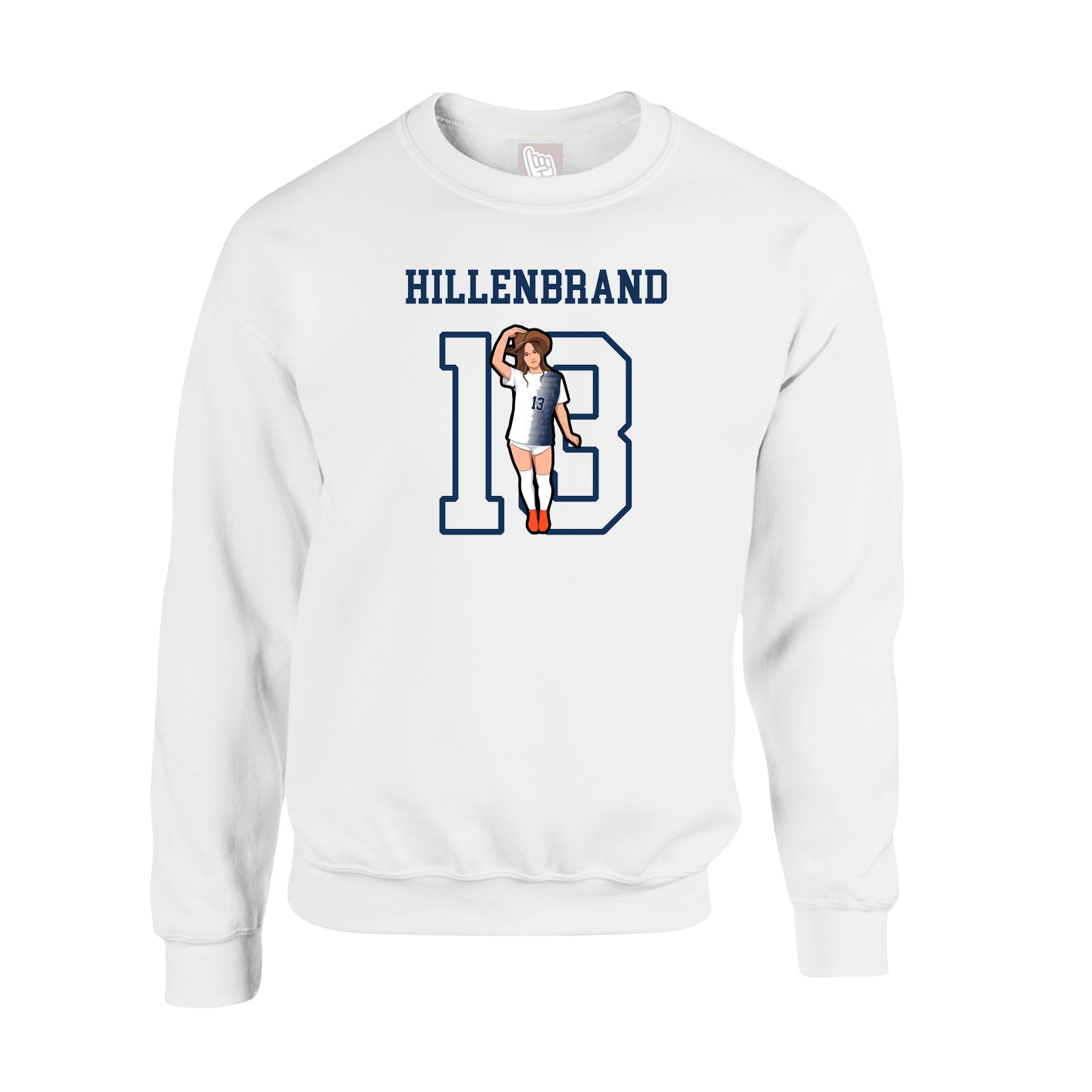 Fleece Crew — Shirsey in White