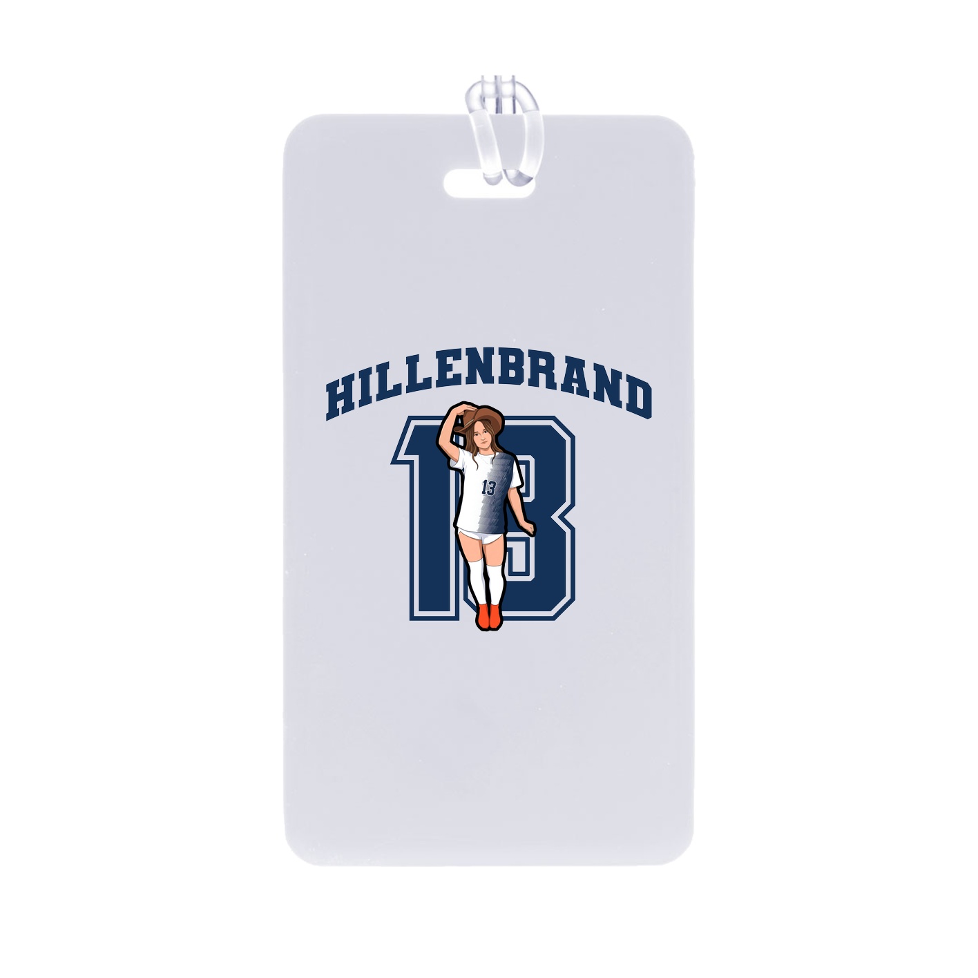 Bag Tag — Number in Classic