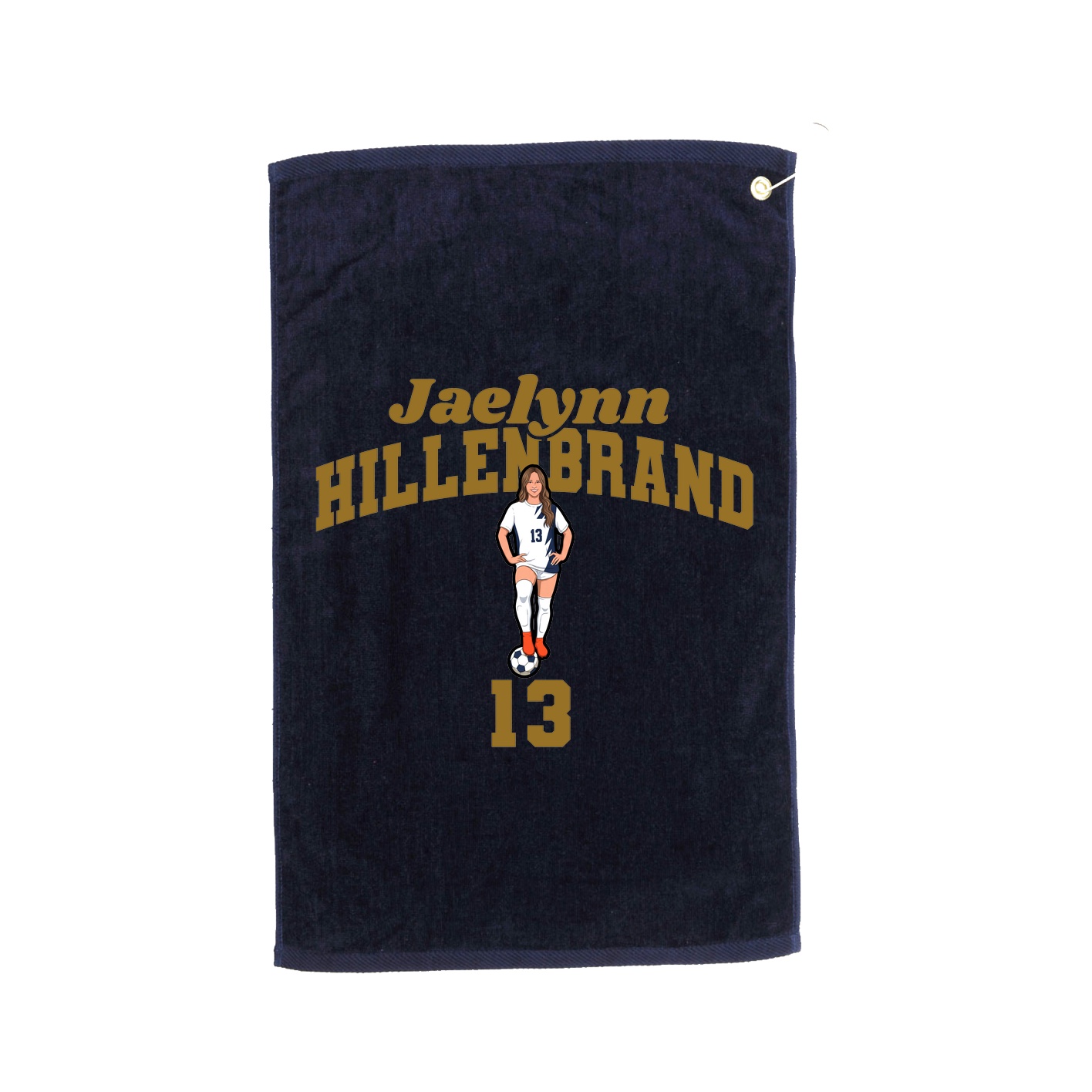 Golf Towel — Signature Arch in Navy