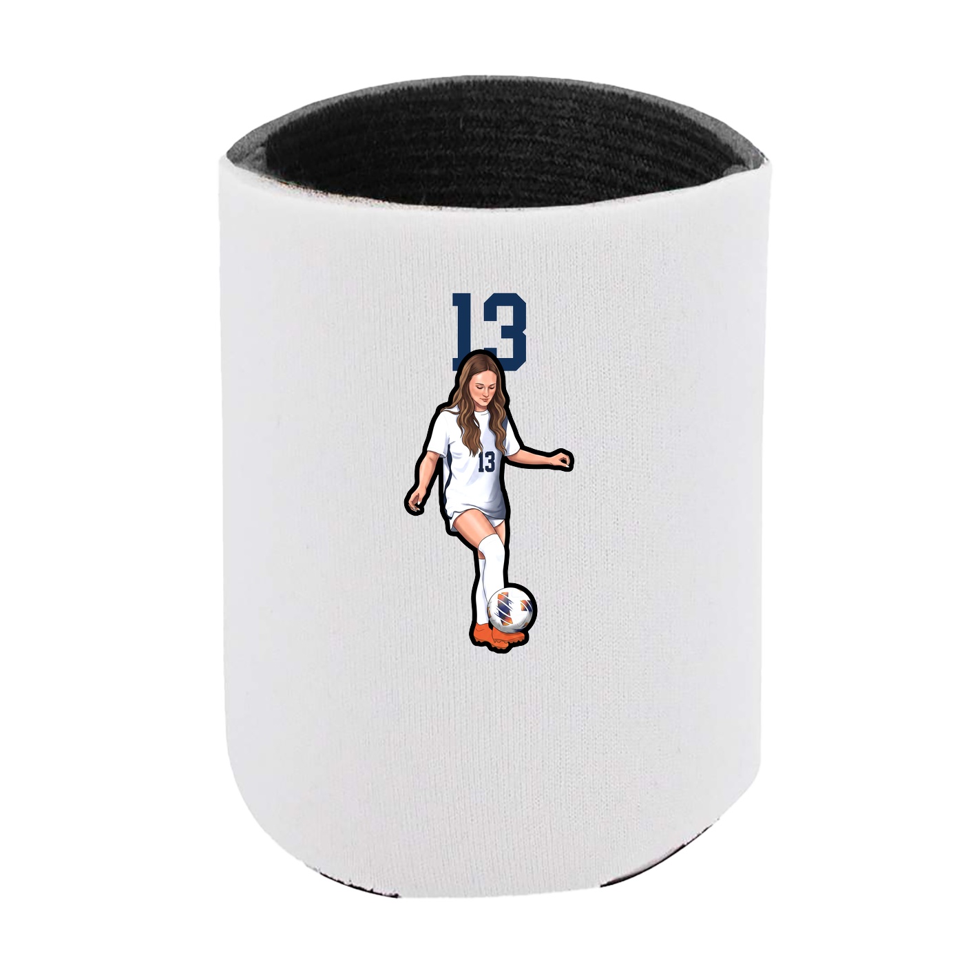 Can Holder — Number Top in White
