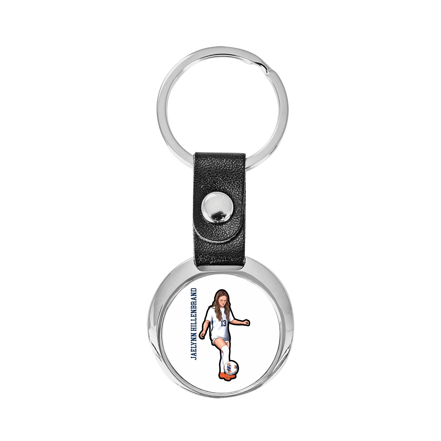 Key Chain — Name Vertical in Classic