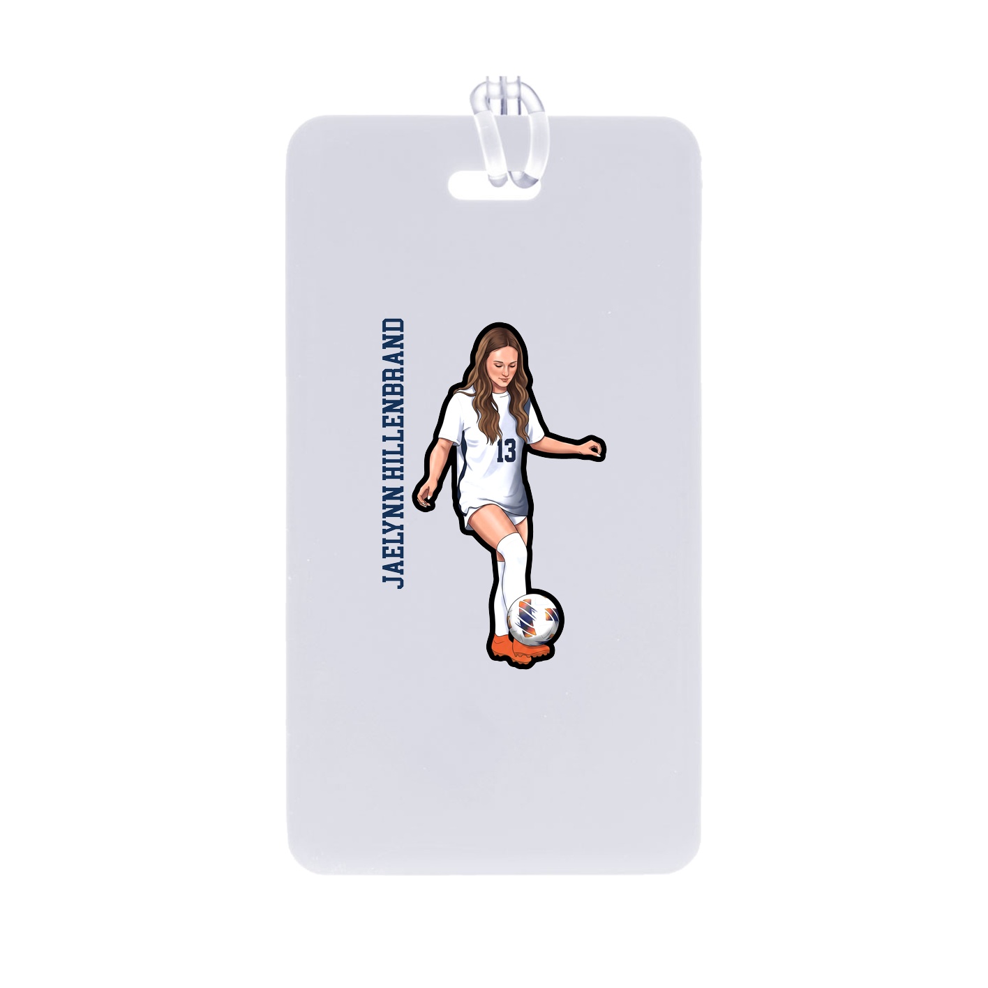 Bag Tag — Name Vertical in Classic