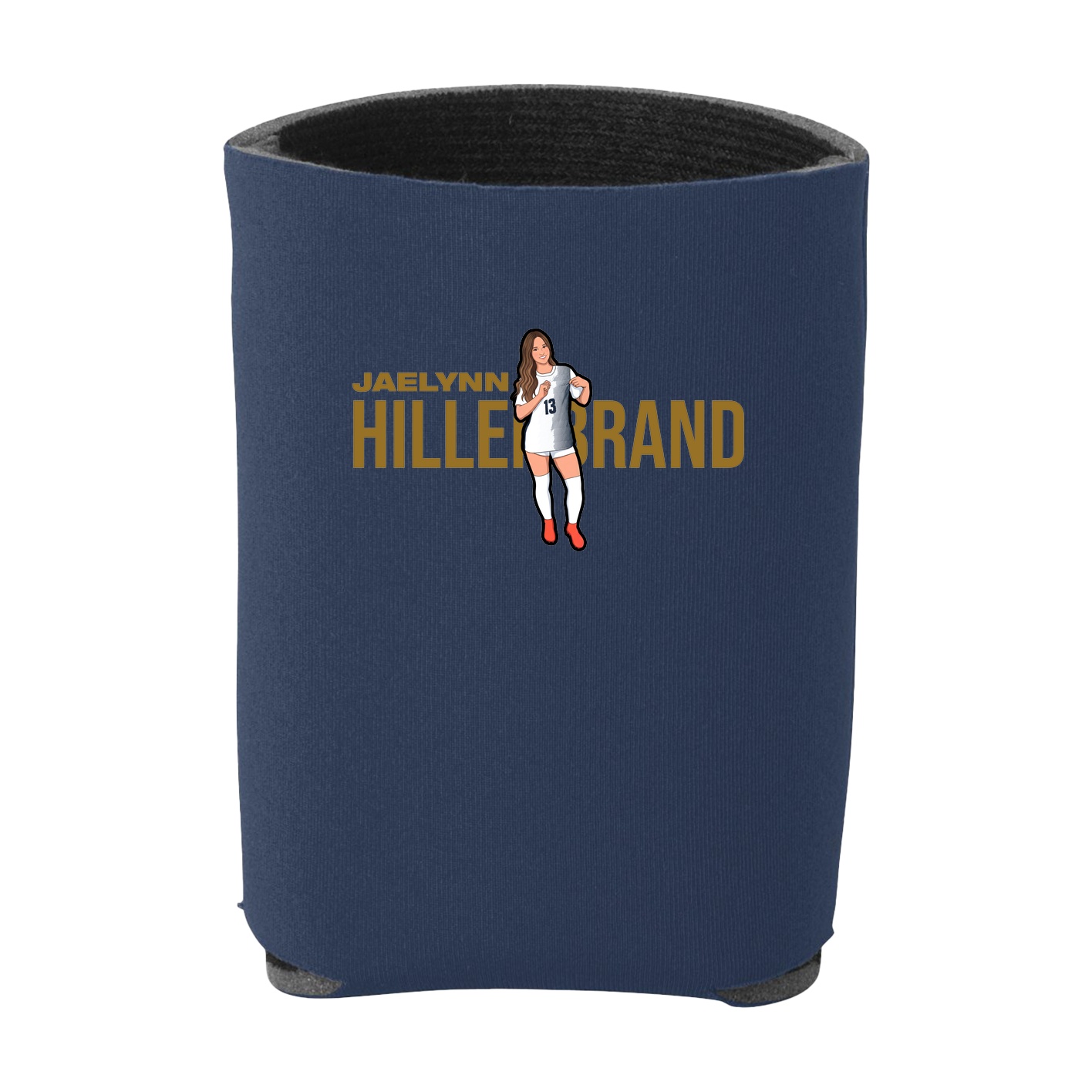 Can Holder — Player Name in Navy