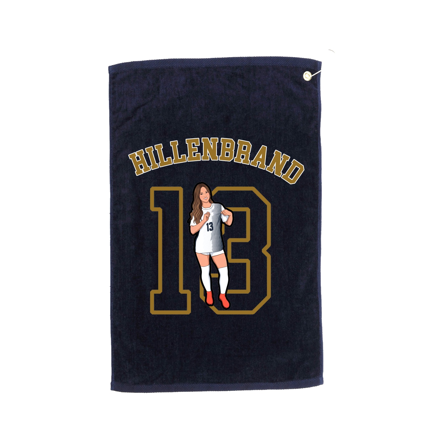 Golf Towel — Shirsey Arch in Navy
