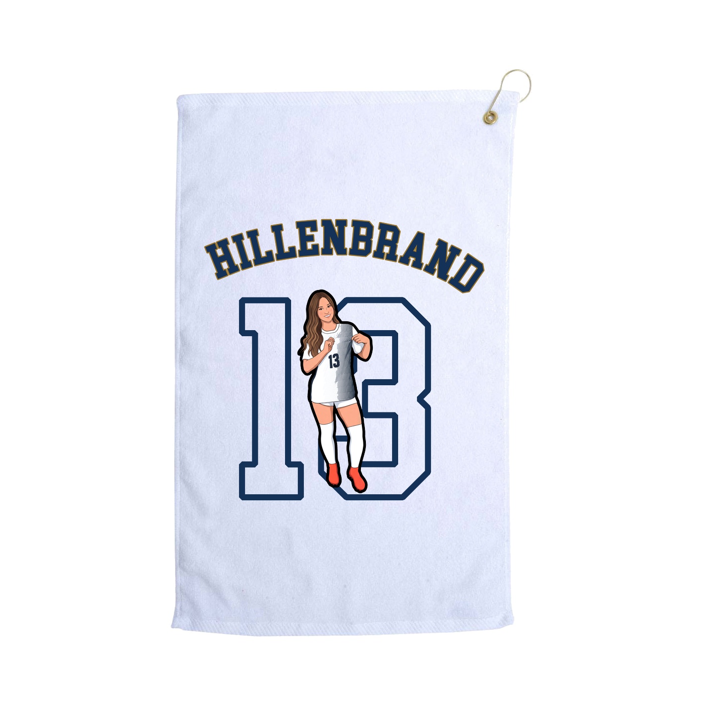 Golf Towel — Shirsey Arch in White