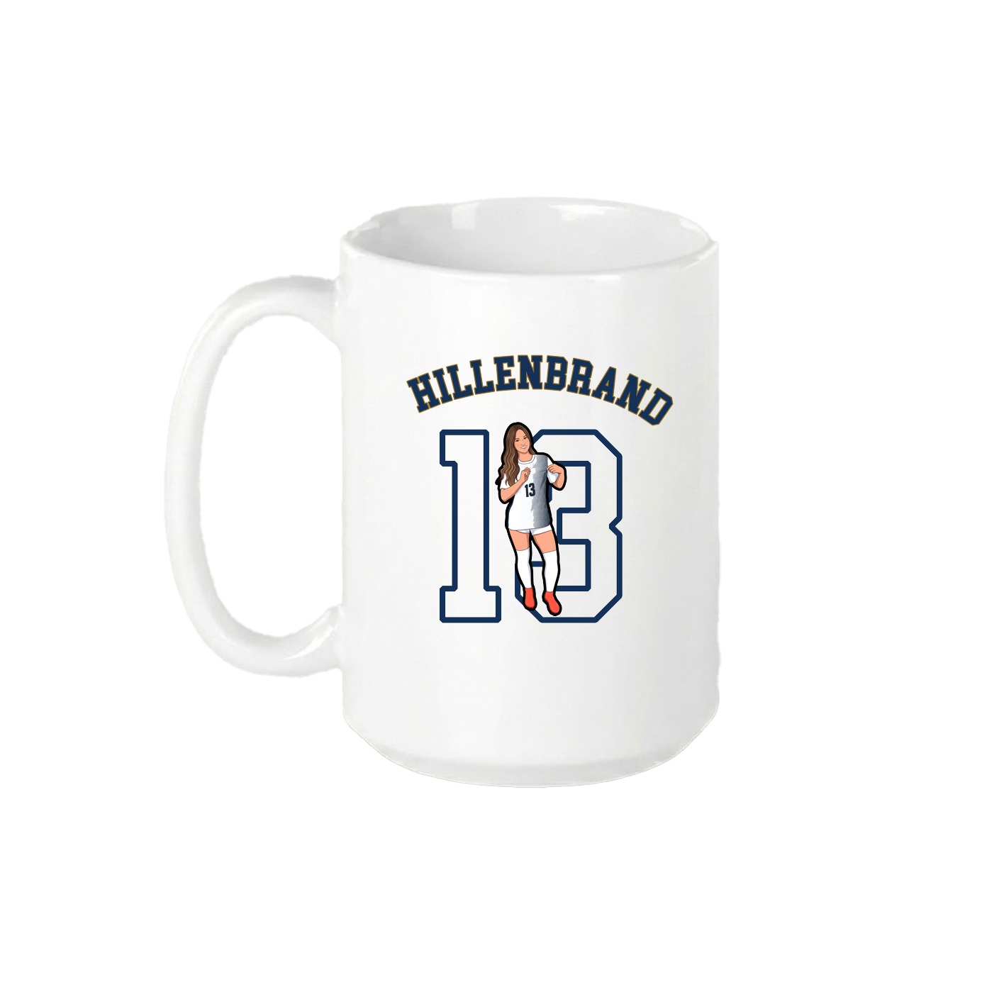 15oz Coffee Mug — Shirsey Arch in White