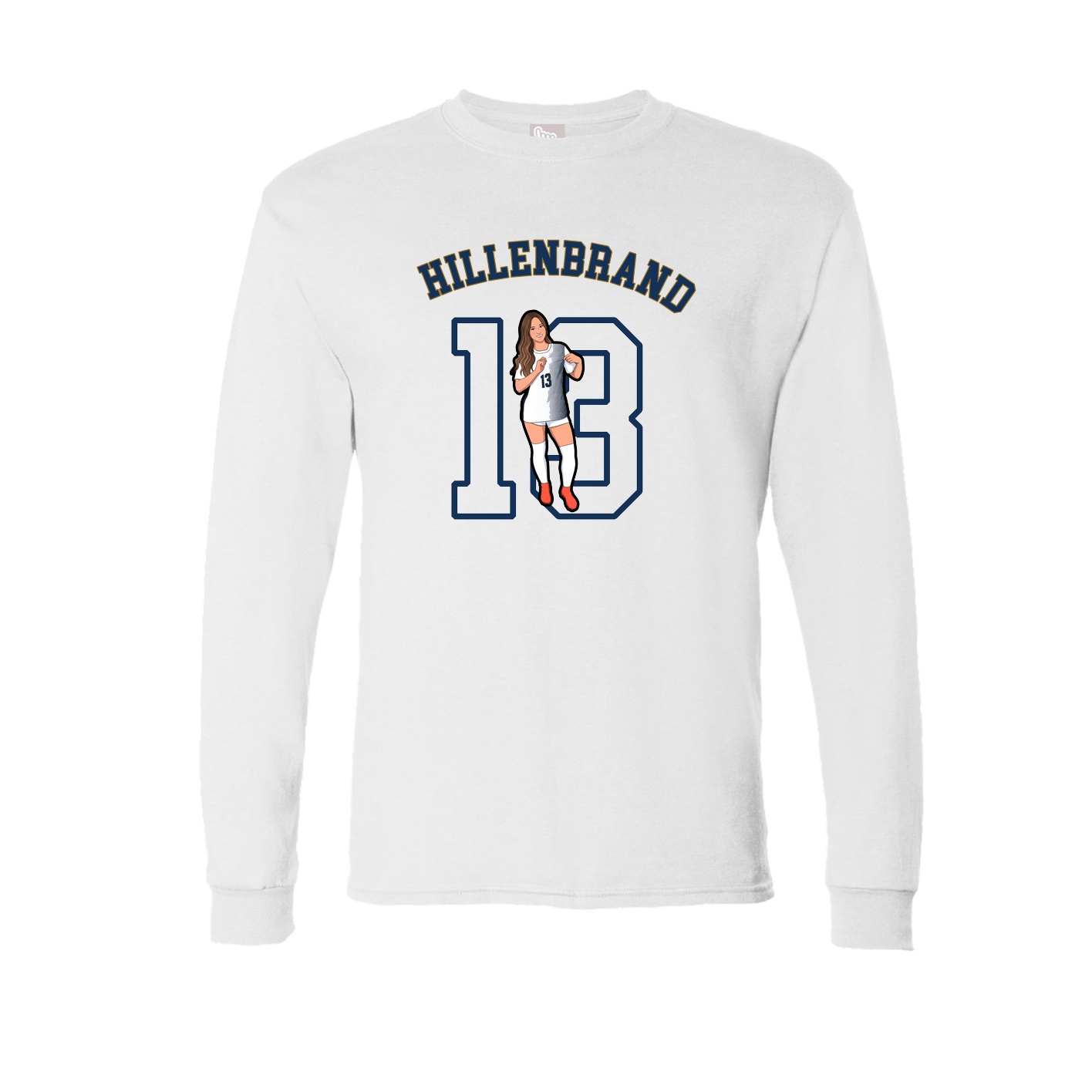 Long Sleeve Tee — Shirsey Arch in White