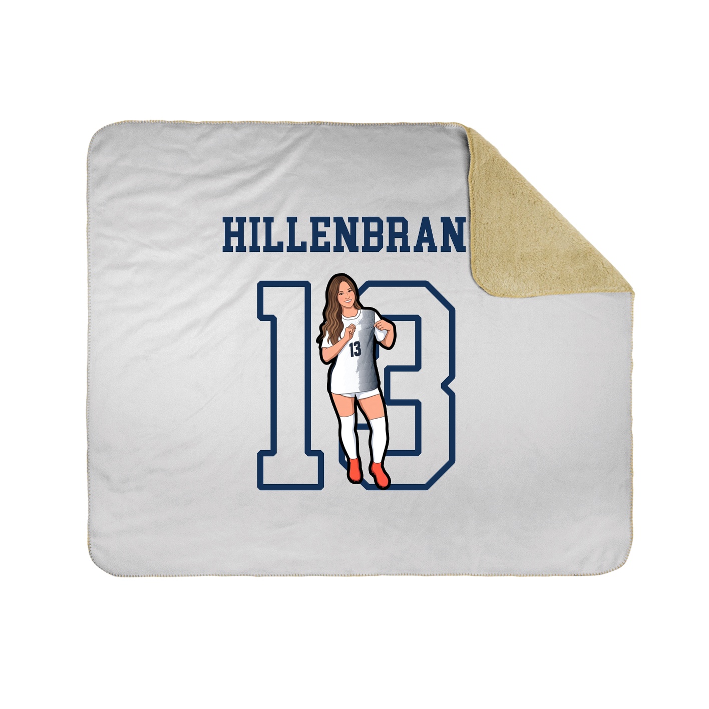 Throw Blanket — Shirsey in White