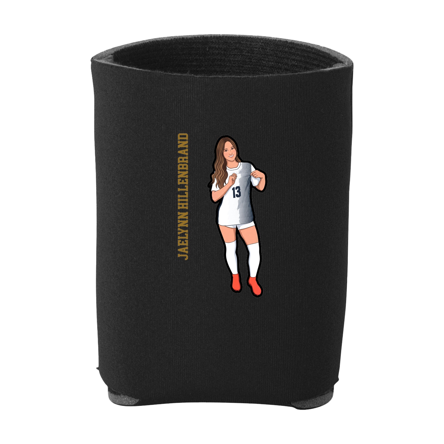 Can Holder — Name Vertical in Black