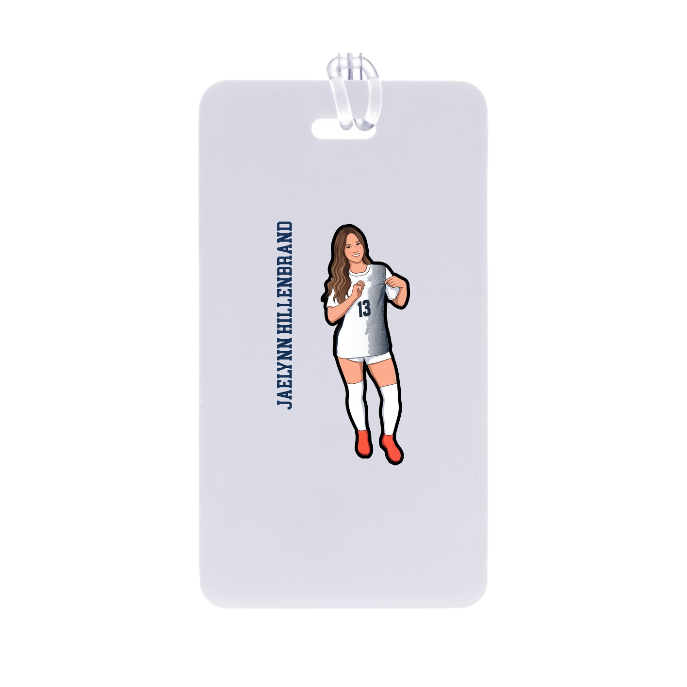Bag Tag — Name Vertical in Classic