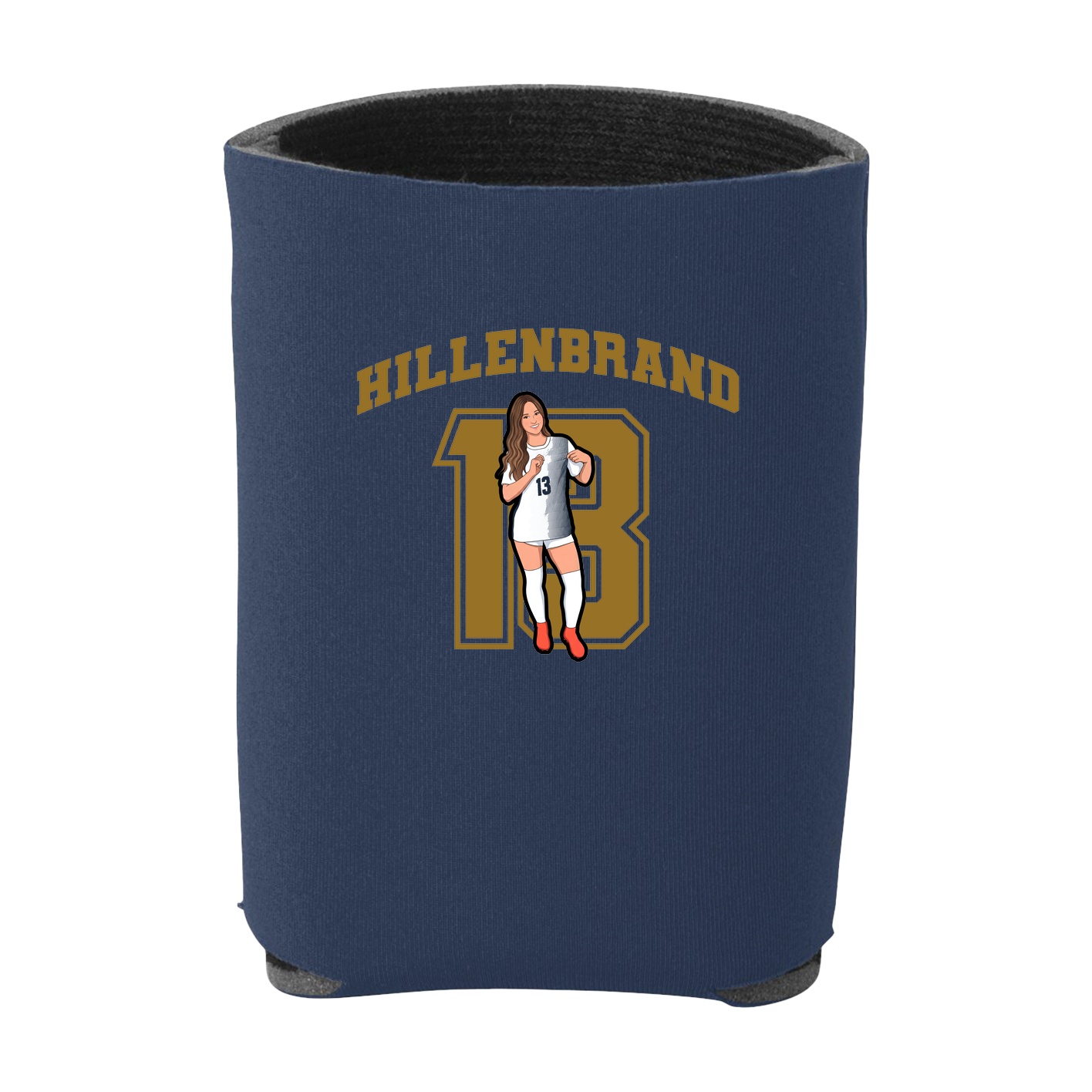 Can Holder — Number in Navy